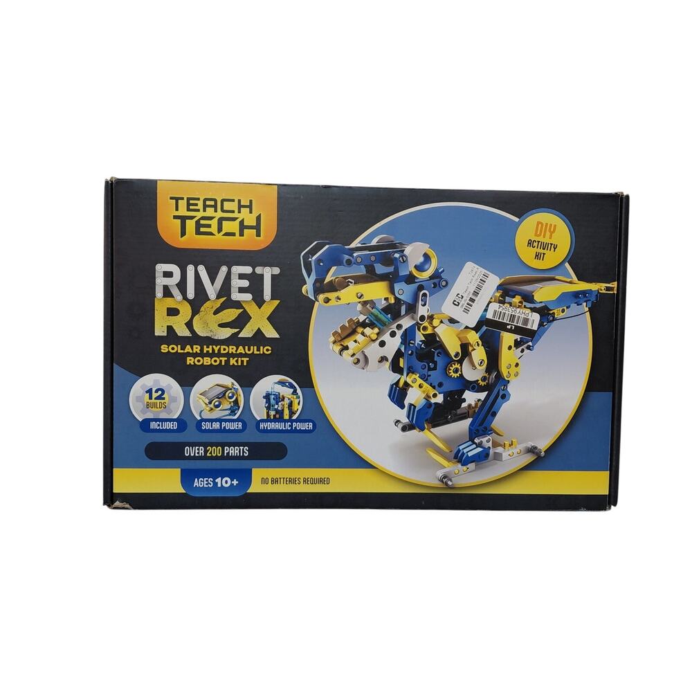 NIB Elenco Teach Tech Rivet-Rex 12 Solar Hydraulic Robot STEM Kit